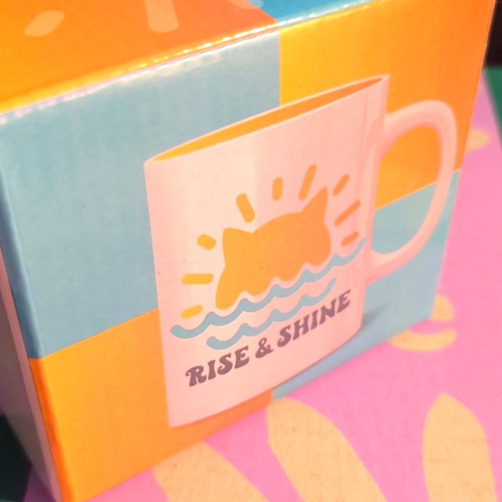 Cat coffee mug NIB